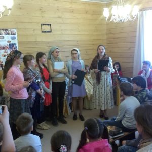 5 мая состоялся пасхальный праздник детского отделения церковно-приходской школы