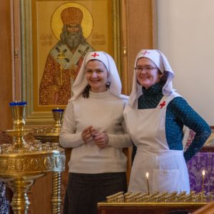 Сестринская литургия Великим постом.