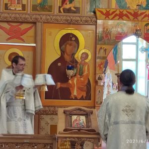 Сестринская литургия в храме преподобномученика Андрея Критского. Общее моление об умножении любви