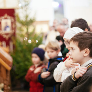 Фоторепортаж праздника Рождества Христова из храма свт. Иоанна Милостивого
