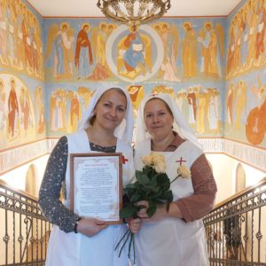 Пополнение в Покровском сестричестве накануне дня тезоименитства