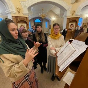 4 января состоялась первая молодёжная литургия.
