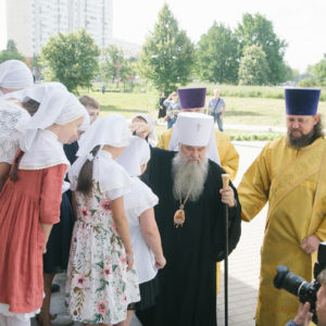 Архиерейская литургия в храме свт. Иоанна Милостивого в День Всех святых