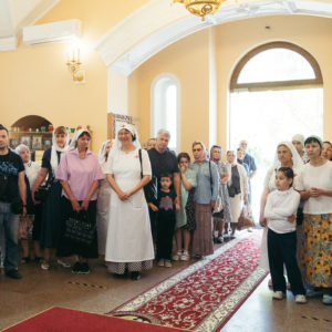 Архиерейская литургия в храме свт. Иоанна Милостивого в День Всех святых