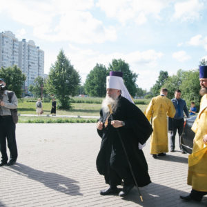 Архиерейская литургия в храме свт. Иоанна Милостивого в День Всех святых