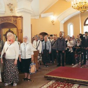 Архиерейская литургия в храме свт. Иоанна Милостивого в День Всех святых